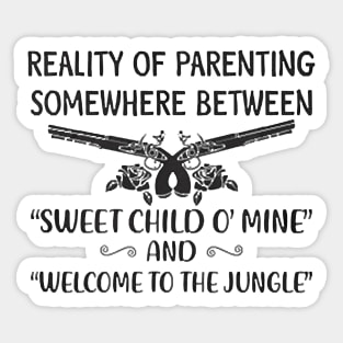 Reality Of Parenting Sticker